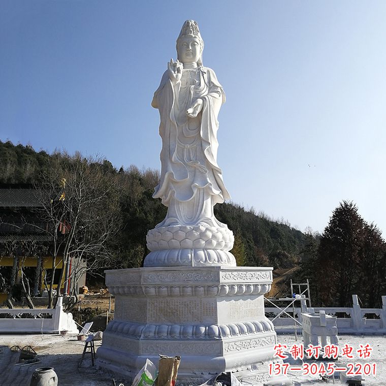 威海观音菩萨公园佛像石雕