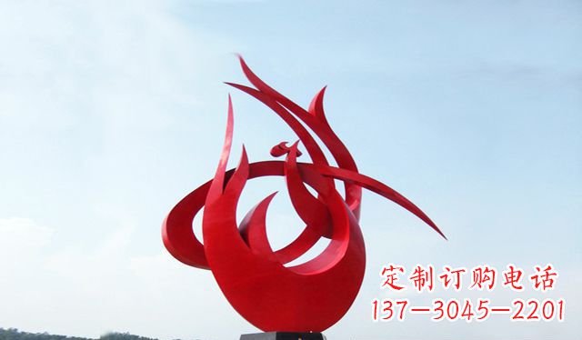 威海艺术引领,荣耀之羽——中国领雕塑制作不锈钢大型凤凰雕塑