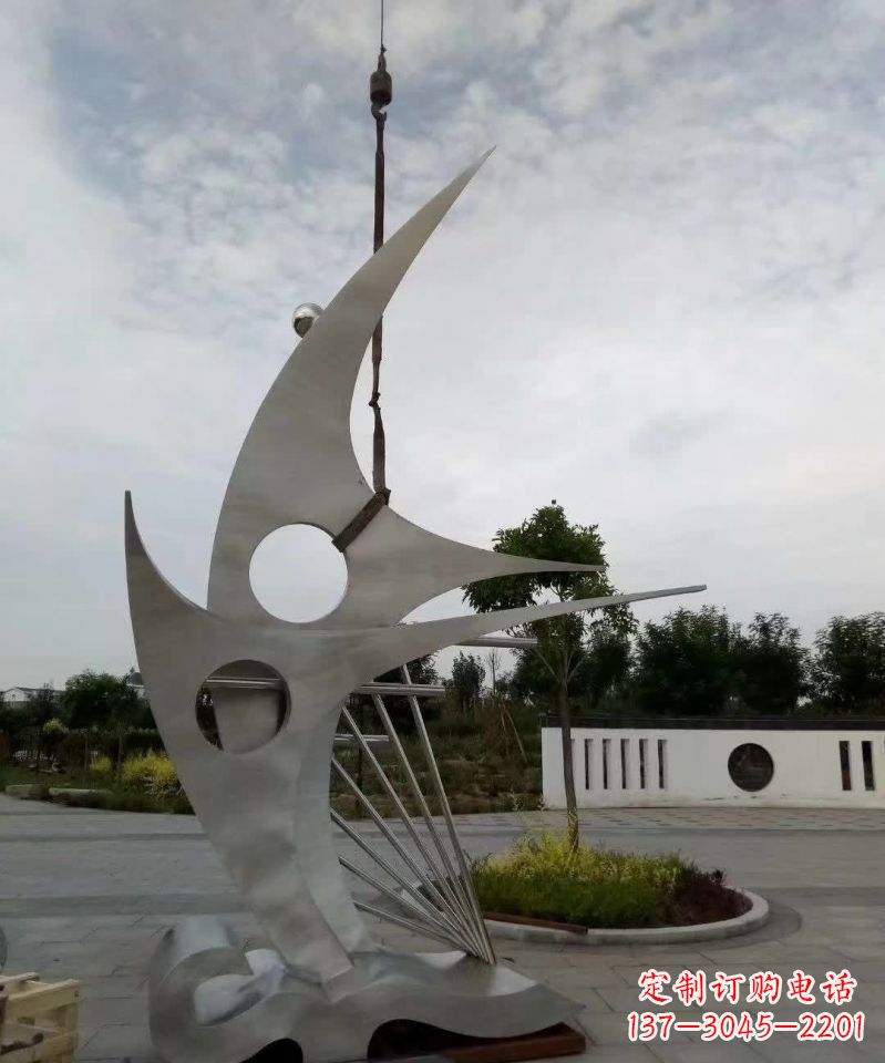 威海不锈钢帆船雕塑,铸就无限美丽