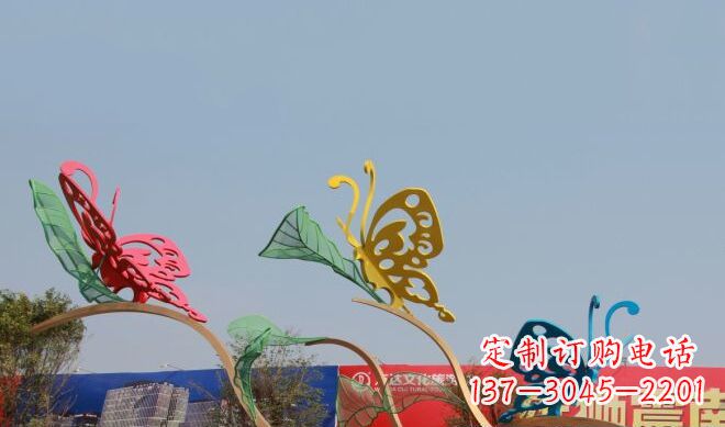 威海中领雕塑|不锈钢定制蝴蝶雕塑