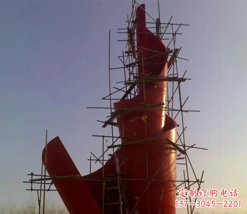 威海不锈钢火炬景观雕塑