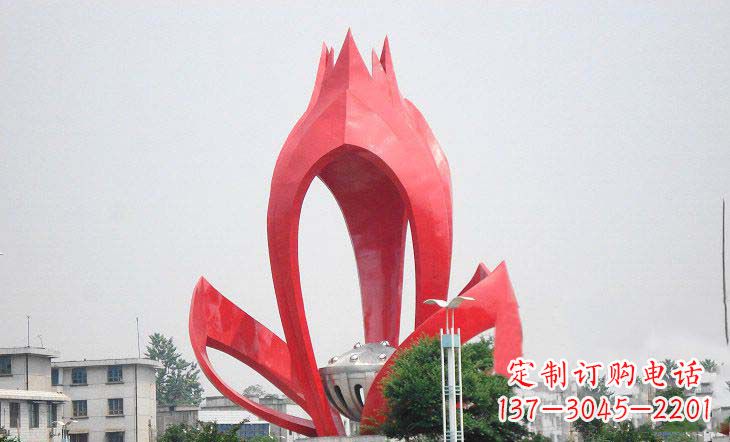 威海中领雕塑:莲蓬雕塑,营造神秘艺术气息