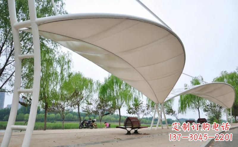 威海高品质不锈钢凉亭雕塑