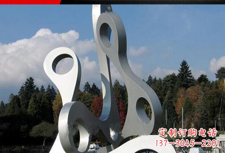 威海专业定制不锈钢字母景观雕塑