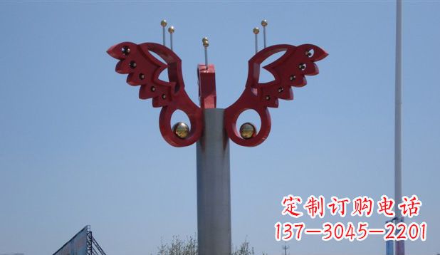 威海欣赏精美蝴蝶雕塑,感受生活的美好