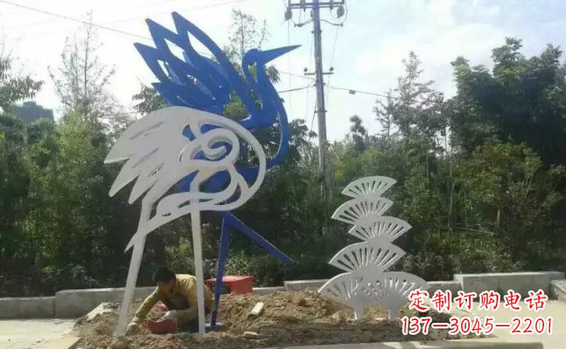 威海精美天鹅不锈钢雕塑