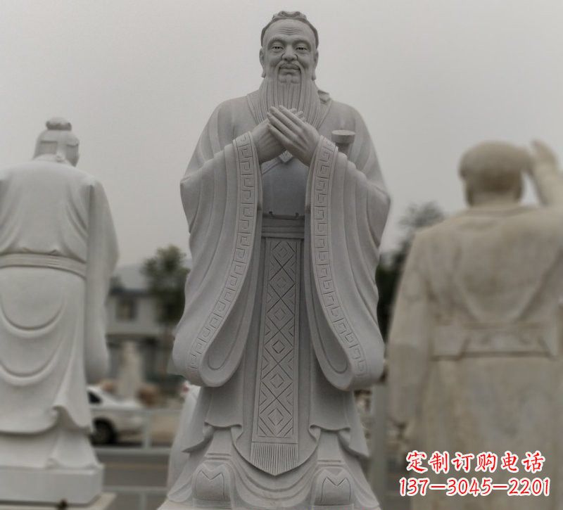 威海中领雕塑:铸造传统文化,精致的大理石孔子石雕