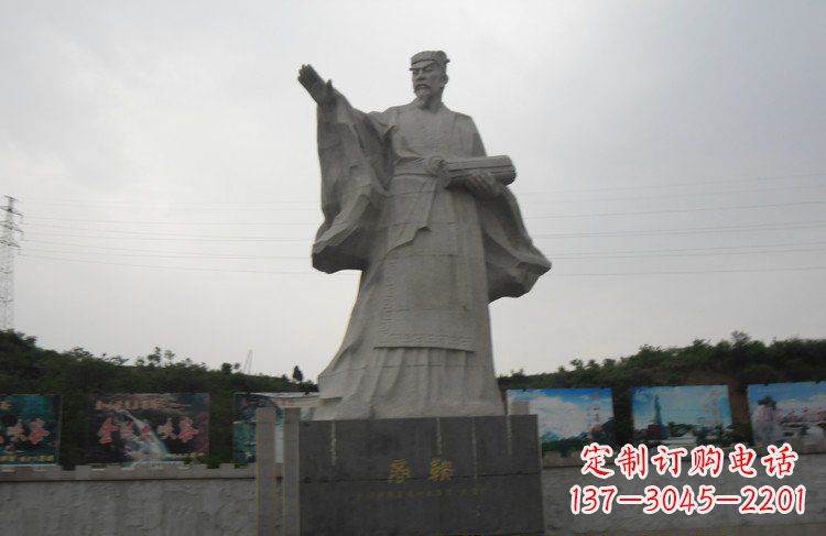 威海高级大理石商鞅雕塑,传承古老文化