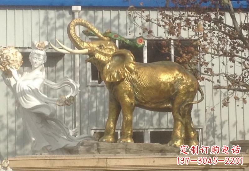 威海广场大象雕塑