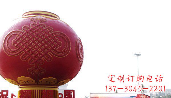 威海广场灯笼不锈钢雕塑