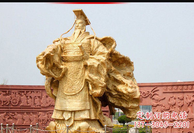 威海铜雕刘邦,一款经典历久弥新的艺术品
