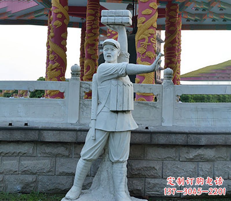 威海董存瑞石雕:一种传承精湛工艺的艺术品
