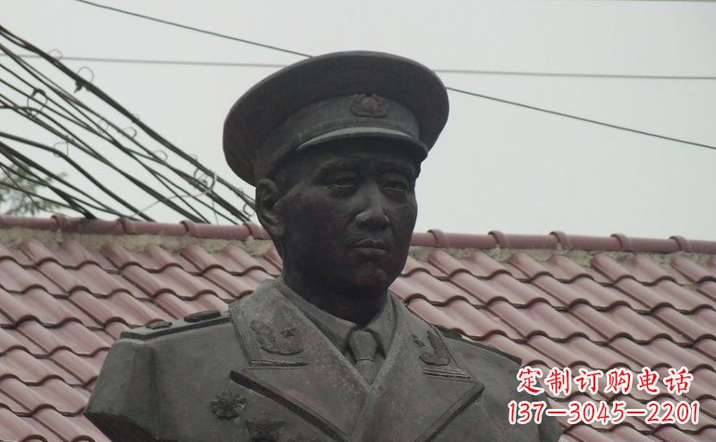 威海广场开国元帅伟人铜雕