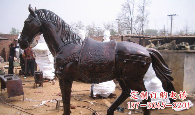 威海广场骏马小马动物铜雕