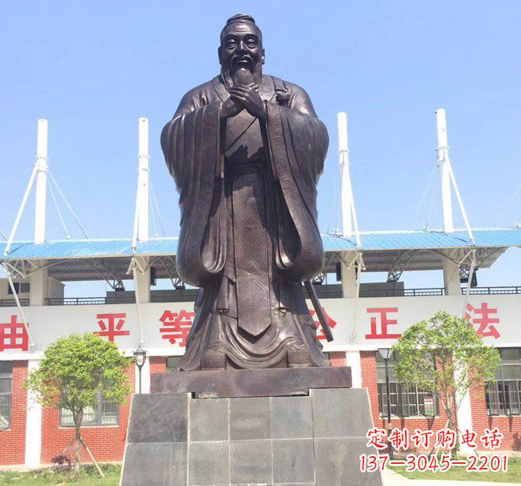 威海具有传统文化气息的孔子雕塑