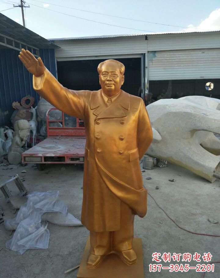 威海毛主席铜雕——定制精美大型雕塑