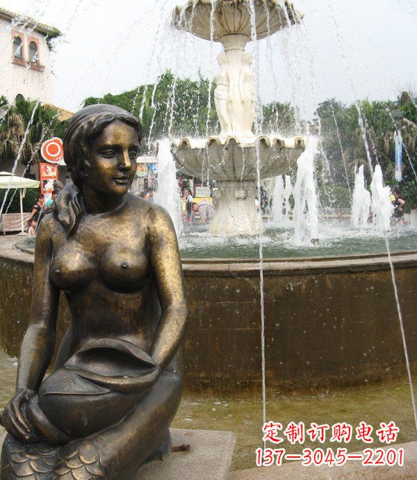 威海海螺景观铜雕展现经典之美
