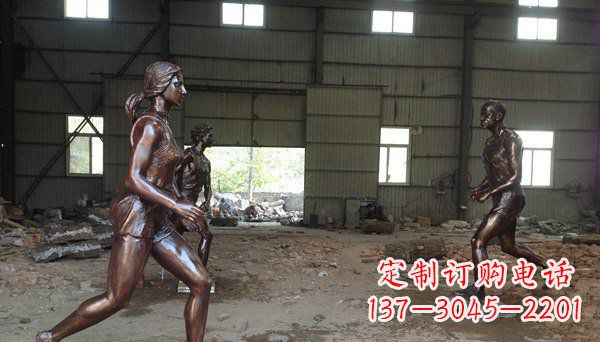 威海专为你而立!雕刻优雅女生铜雕