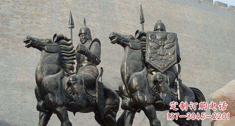 威海中领雕塑推出的将军铜雕以古代将军的形象为…