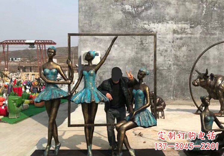 威海中领雕塑精美装饰品----现代西方美女人物雕塑