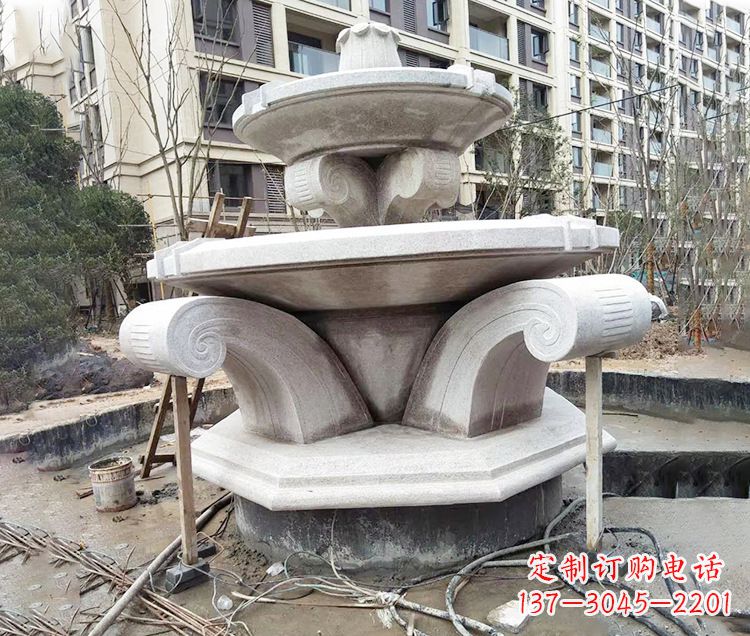威海海马喷泉石雕