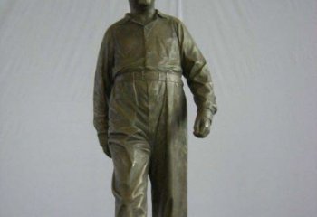 威海中领雕塑：经典革命人物毛主席铜雕