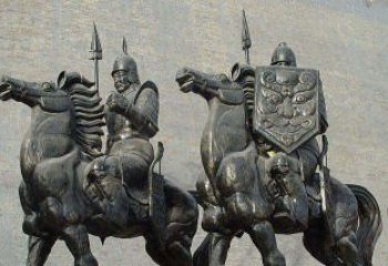 威海中领雕塑推出的将军铜雕以古代将军的形象为…