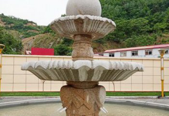 威海中领雕塑海螺石雕喷泉精致装点室外空间