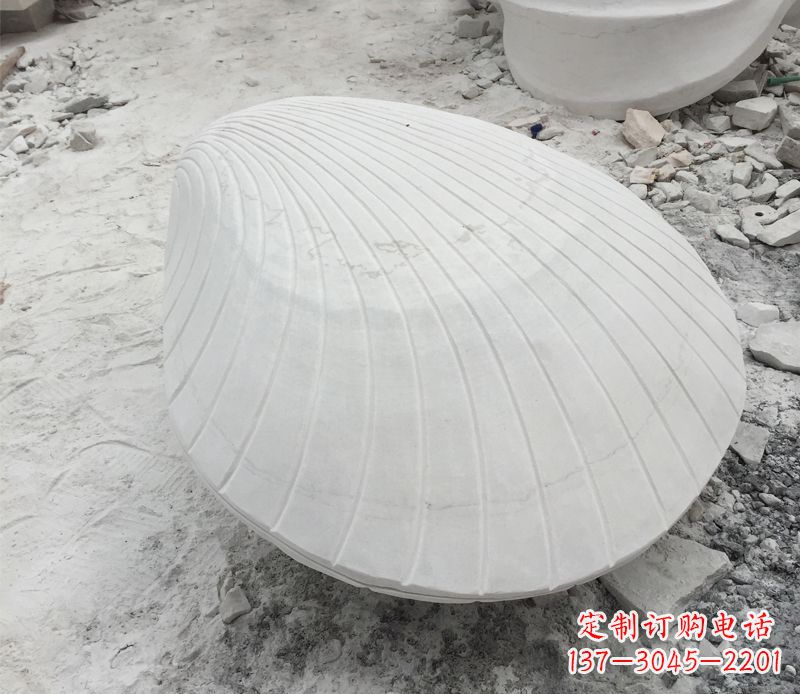 威海汉白玉贝壳石雕