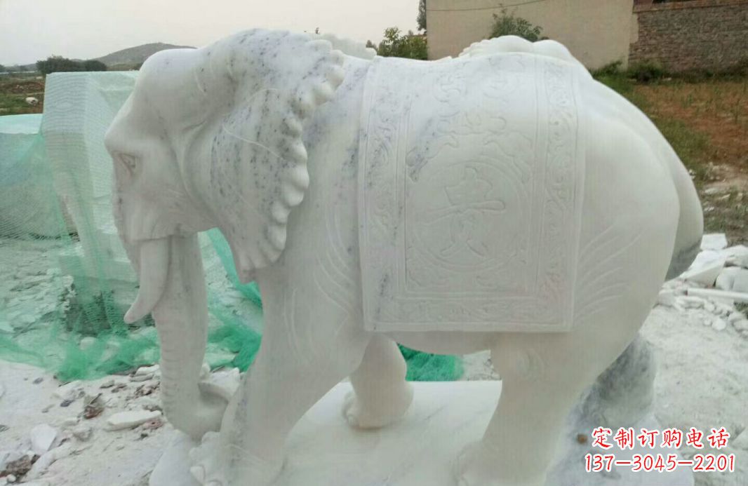 威海中领雕塑推出的定制高贵大象雕塑,使用优质…