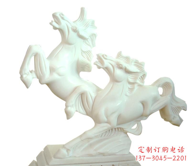 威海中领雕塑:精美细腻的汉白玉动物雕塑