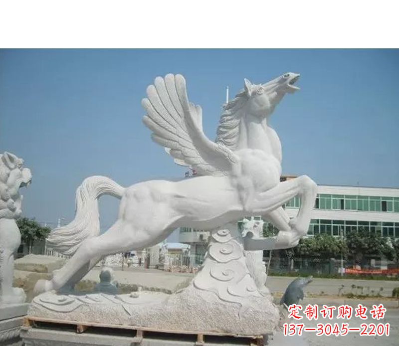 威海中领雕塑推出的精美汉白玉马雕塑,全部由经…