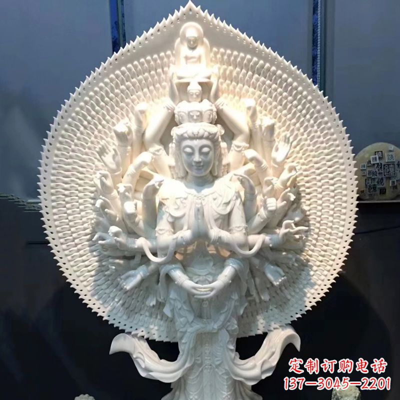 威海中领雕塑以精细的玉石雕刻工艺,精心制作了…