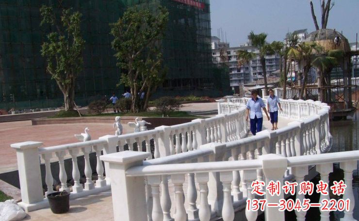威海汉白玉欧式栏杆雕塑