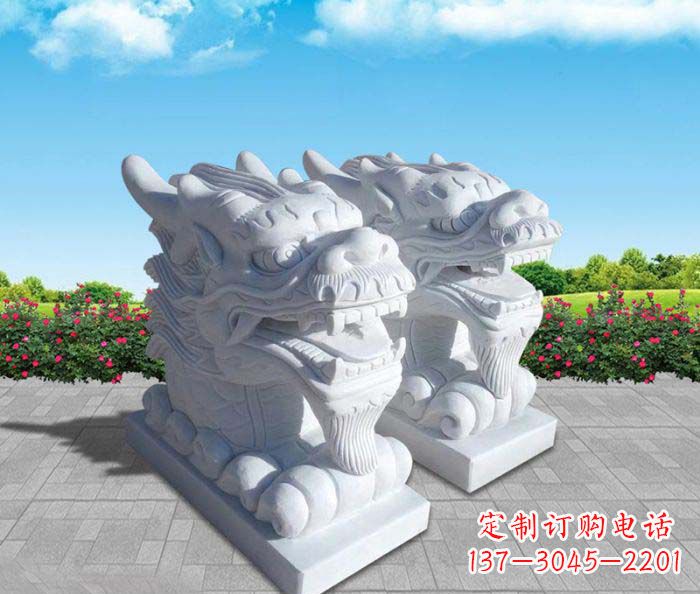 威海汉白玉喷泉石雕,点缀公园环境