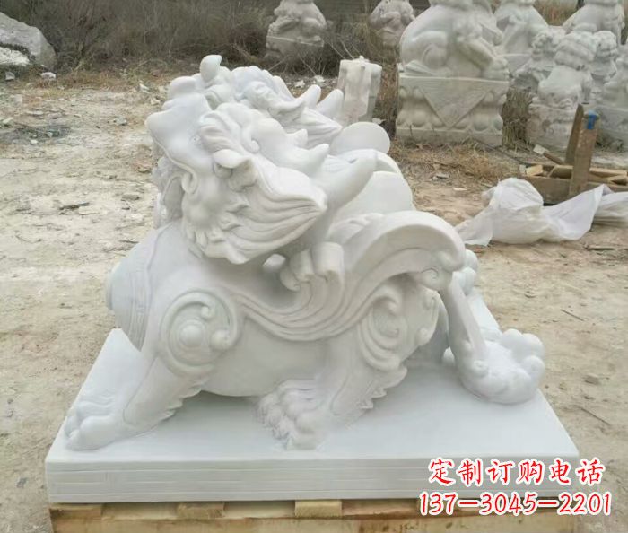 威海精美貔貅门口招财石雕