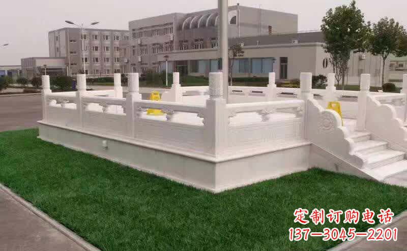 威海汉白玉升旗台雕塑1