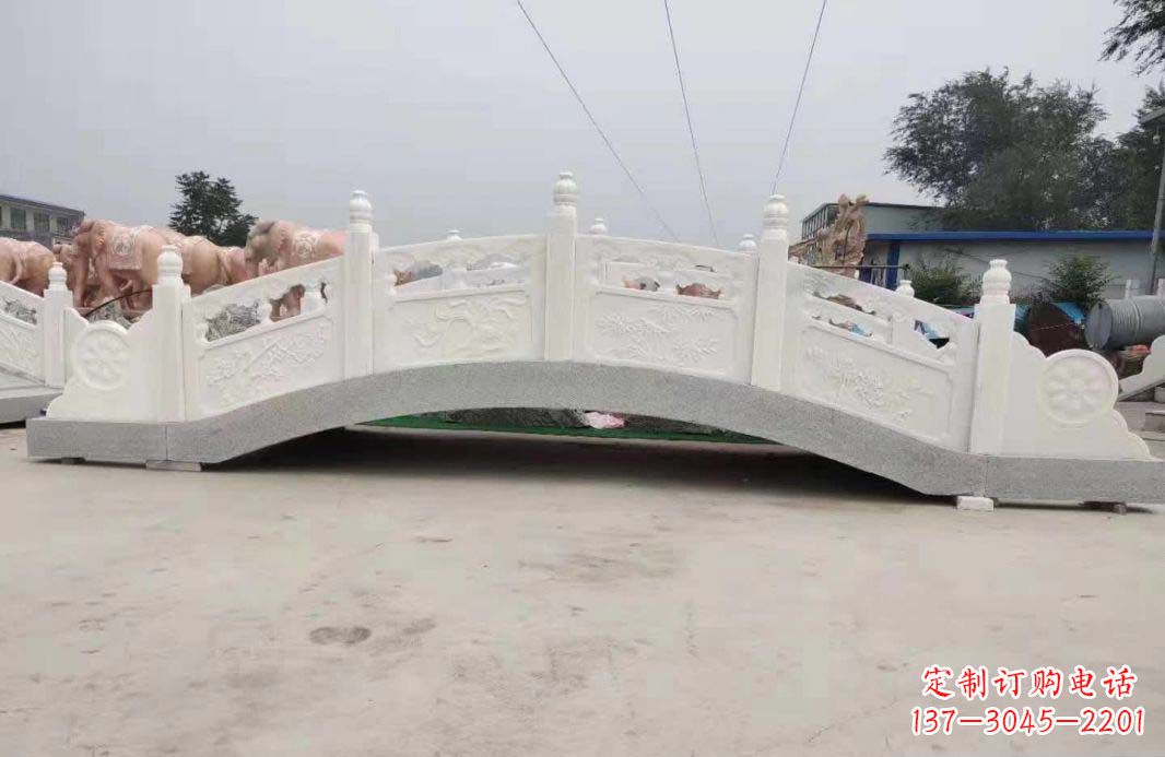 威海汉白玉石桥雕刻,高雅与和谐的完美结合