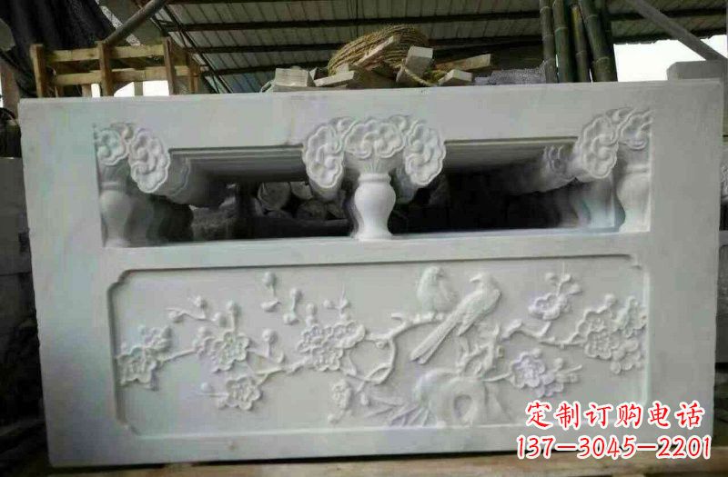 威海精美汉白玉浮雕栏板雕塑