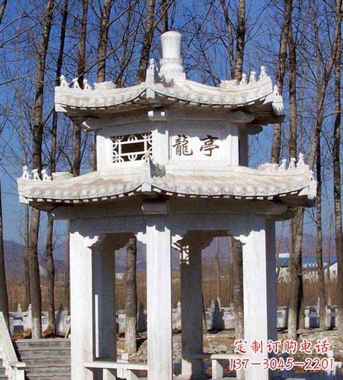 威海合肥双层石雕凉亭,助您畅享凉爽景致