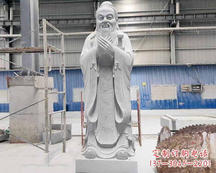 威海合浦一中孔子雕像