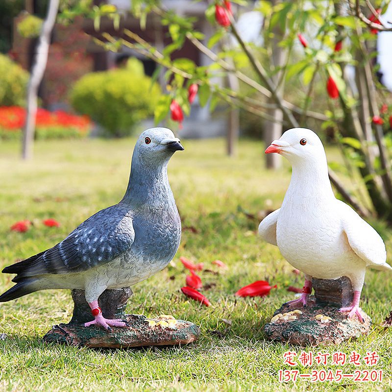 威海和平鸽的雕塑