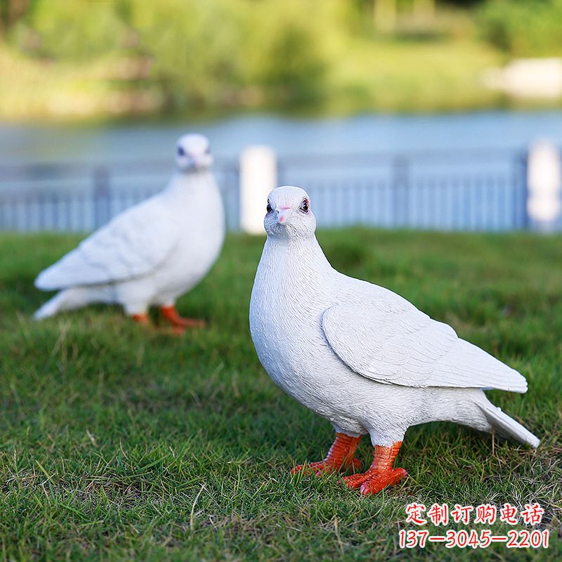 威海新型和平鸽雕塑,让爱与和平传递