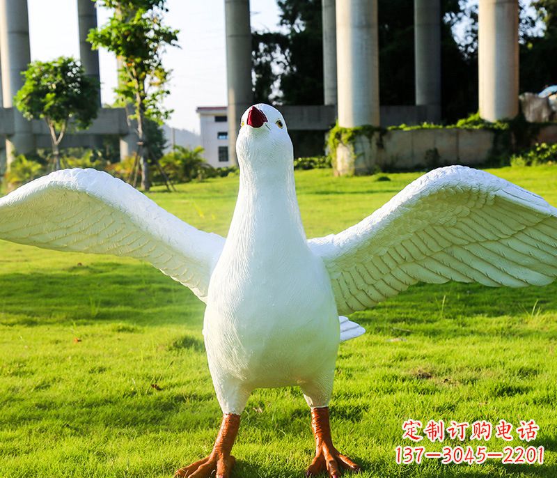 威海和平鸽图片雕塑