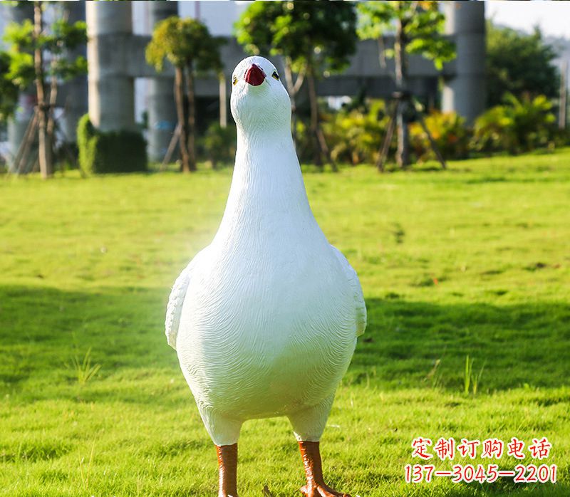 威海中领雕塑:和平鸽雕塑