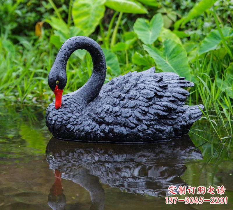 威海优美雕塑,精致天鹅雕塑