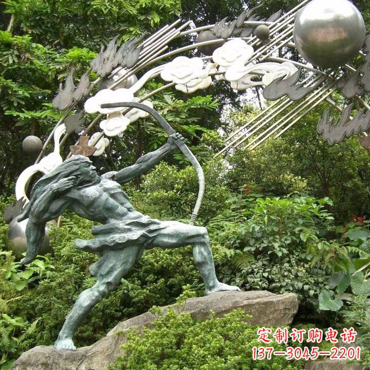 威海后羿射日雕塑