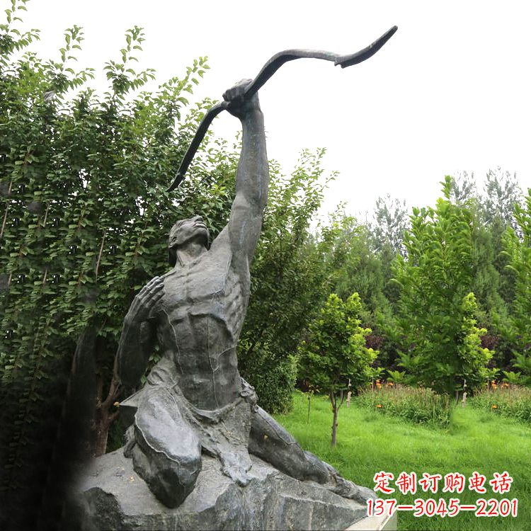威海后羿射日青石雕塑,精美绝伦!