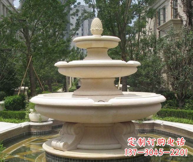 威海丰富精美的喷泉石雕
