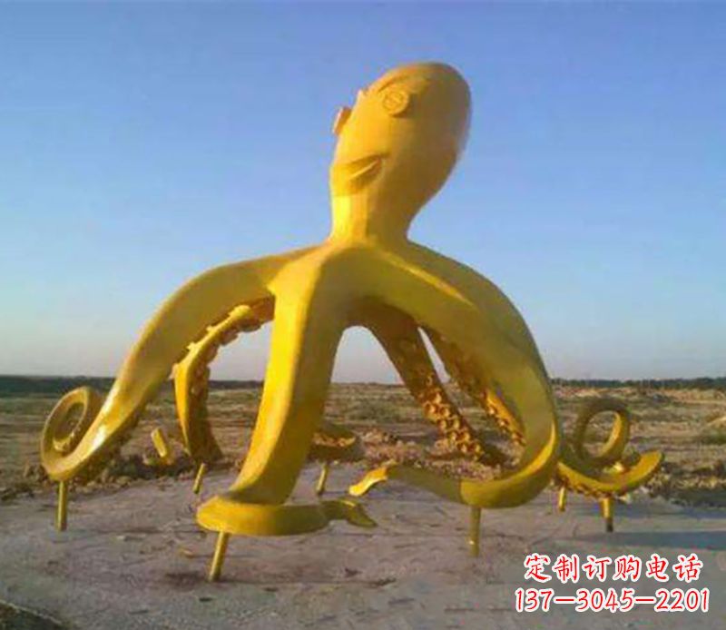 威海新颖别致的章鱼雕塑